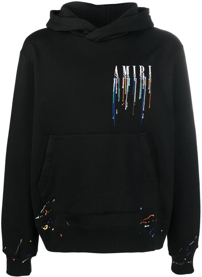 Black hoodie with colorful designs, Iconkart shop