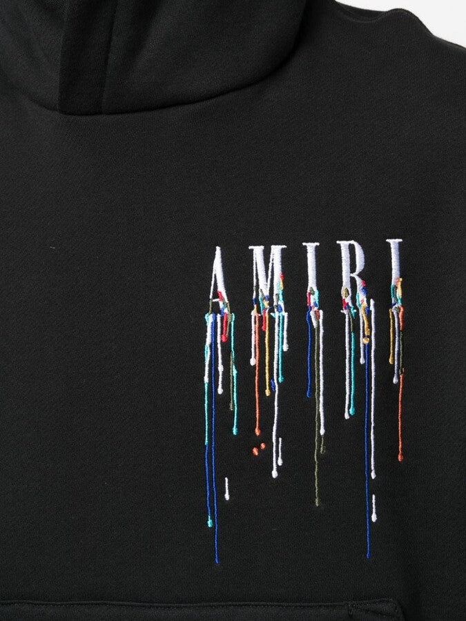 Black hoodie with colorful 'AMIRI', Iconkart shop