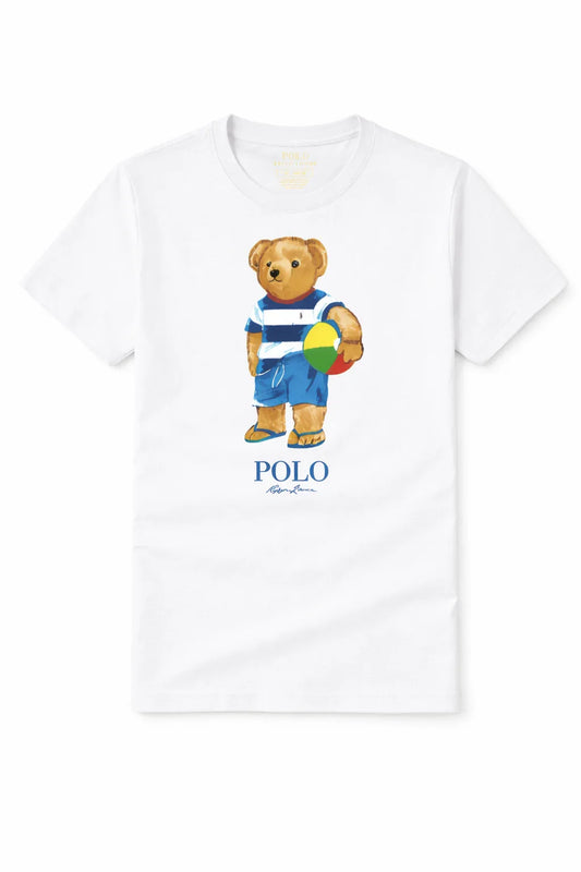 Custom Slim Fit Polo Bear With Ball T-Shirt - RL - Icon Kart Shop