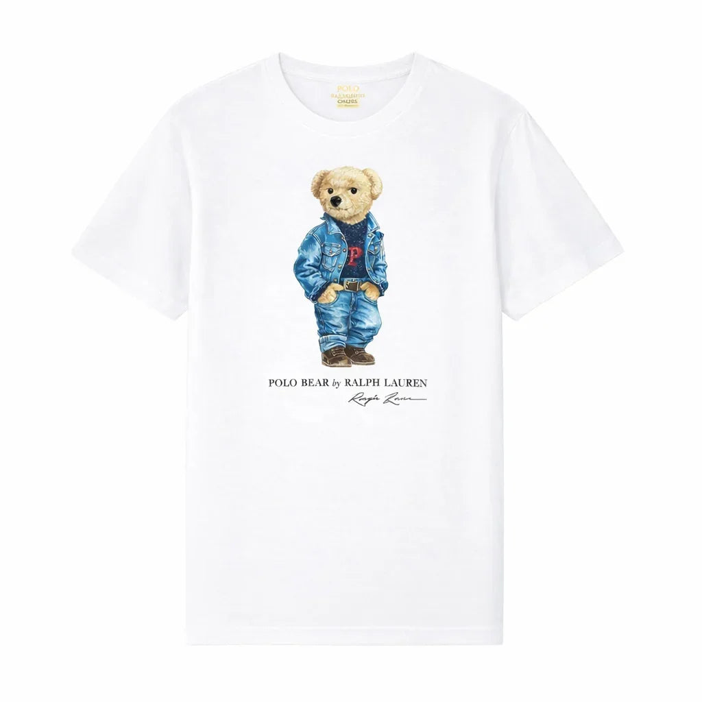 Custom Slim Fit Polo Bear T-Shirt - RL - Icon Kart Shop