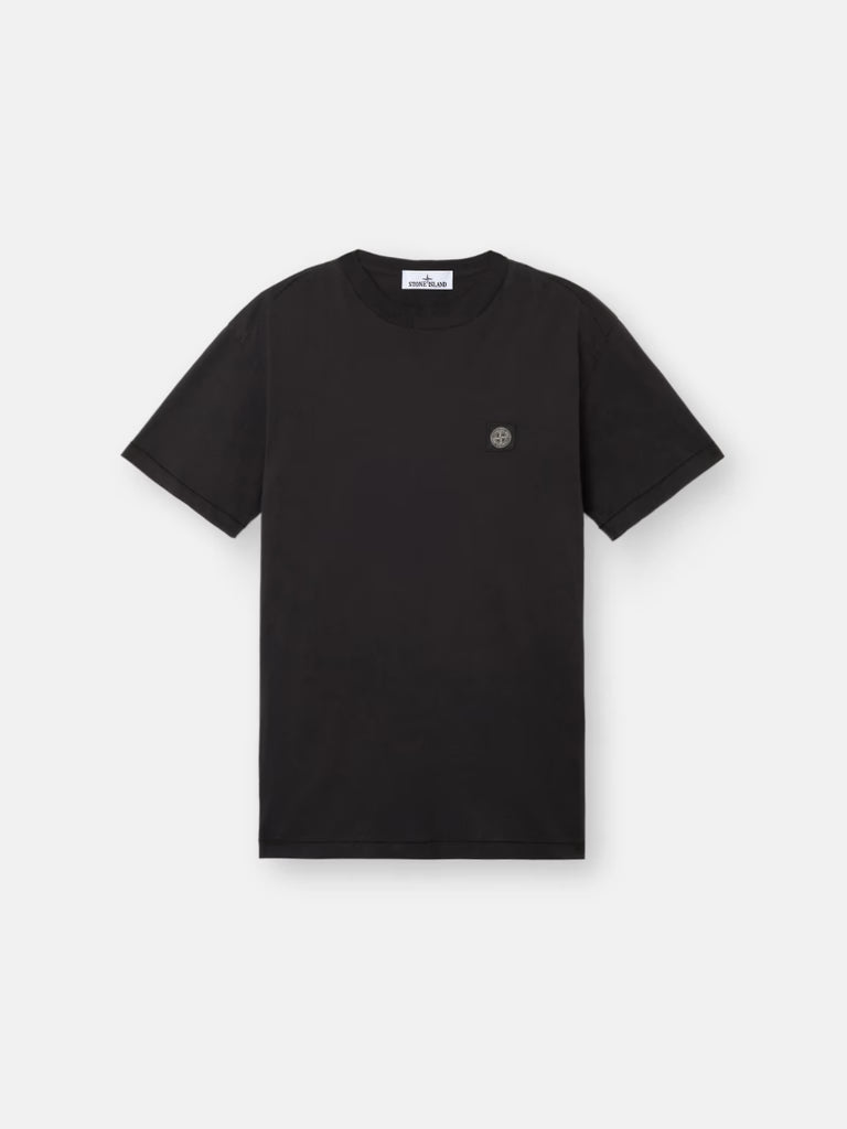 Men's premium holiday t-shirt in slim fit stone cotton- black t-shirt, iconkart shop