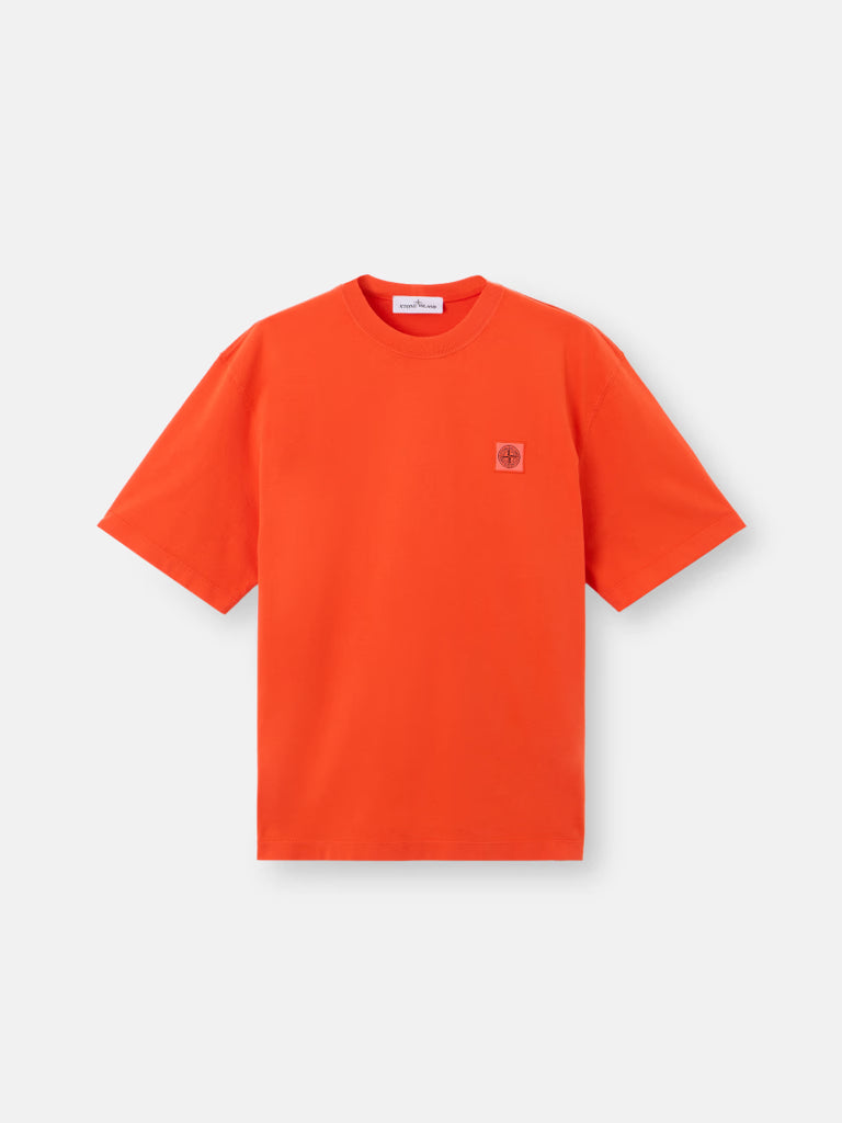 Premium crew neck tee and compass logo-orange, iconkart shop