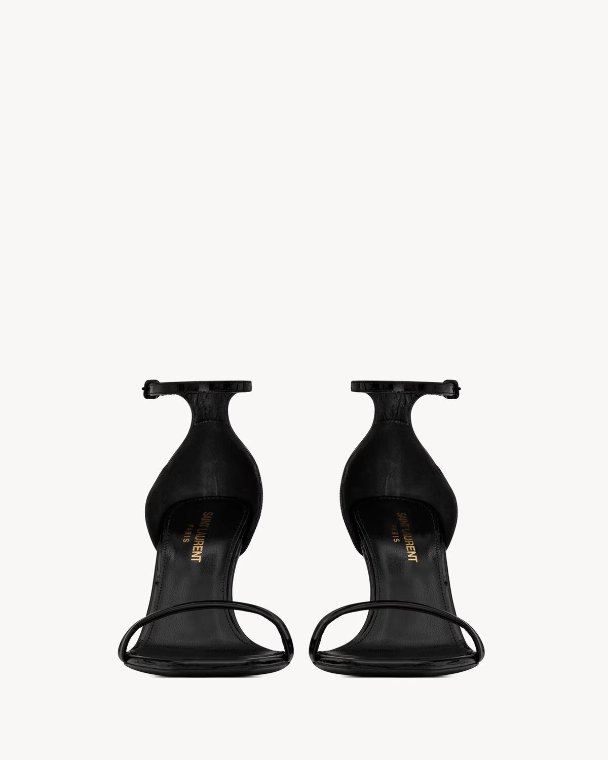 OPYUM Sandals in patent leather 3.3 Inches - YSL Heels - Icon Kart Shop
