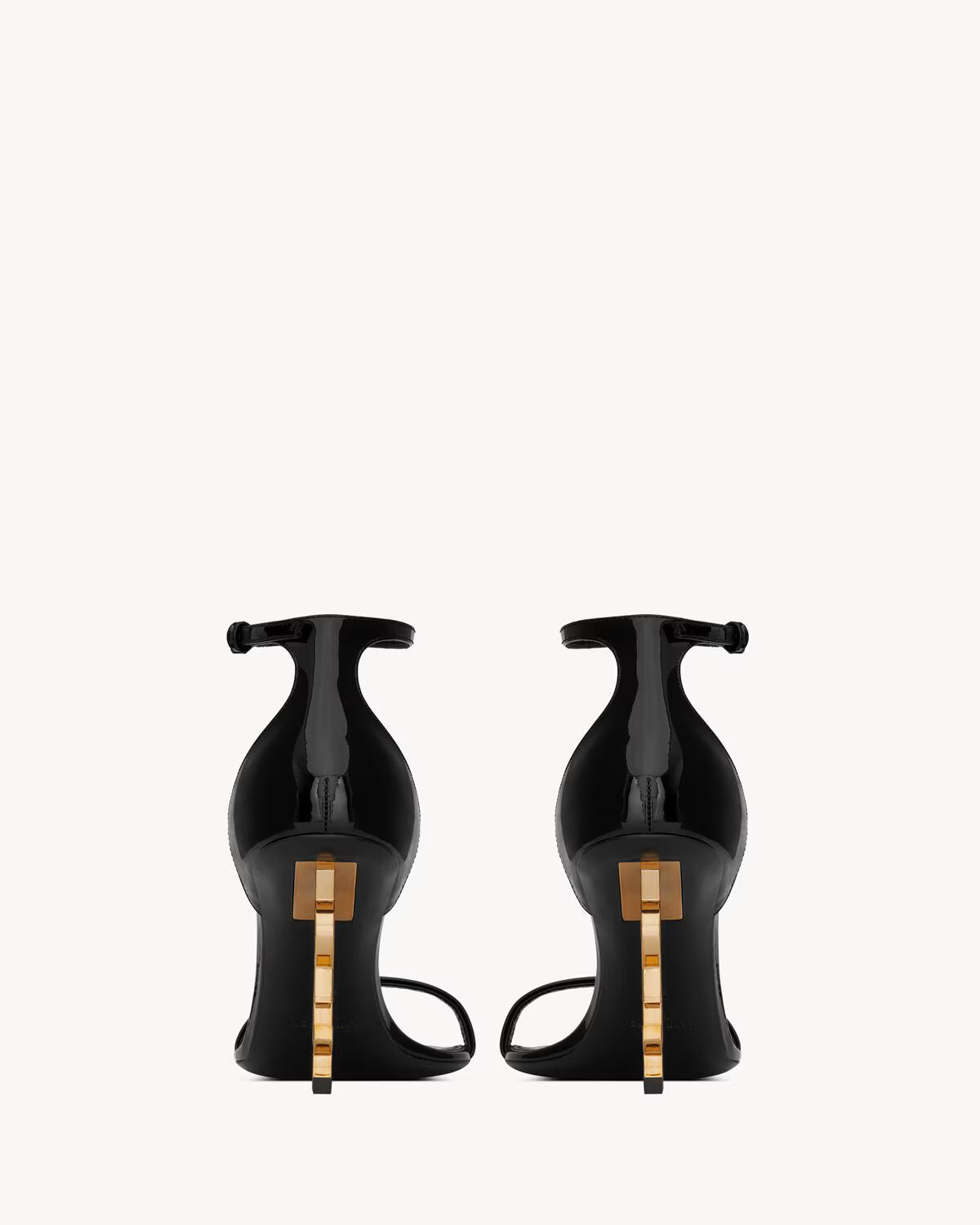 OPYUM Sandals in patent leather 3.3 Inches - YSL Heels - Icon Kart Shop